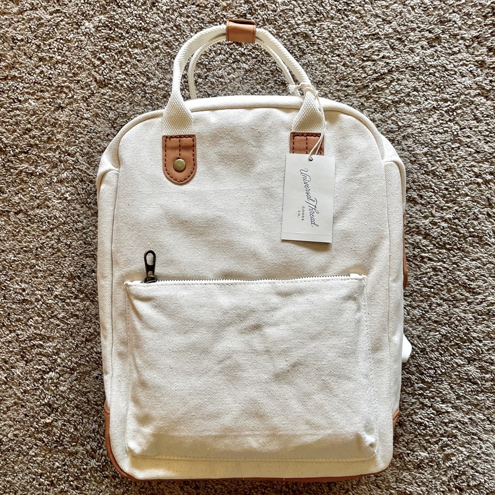 Canvas backpack boho bag